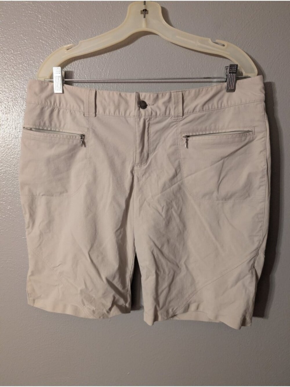Columbia Womens 14 Regular Beige Mumbai Mover II  Stretch Hiking Shorts XL8081